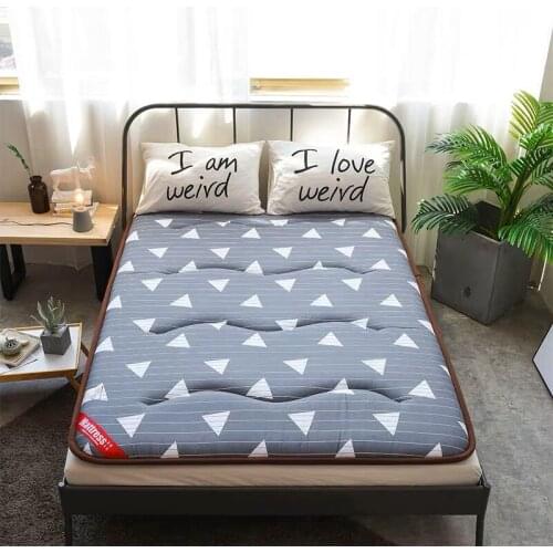Comfortable Soft Fold Tatami Mattress Adults bedroom single double Bedding Mattress Topper Tatami Thick Warm Cotton Mattress