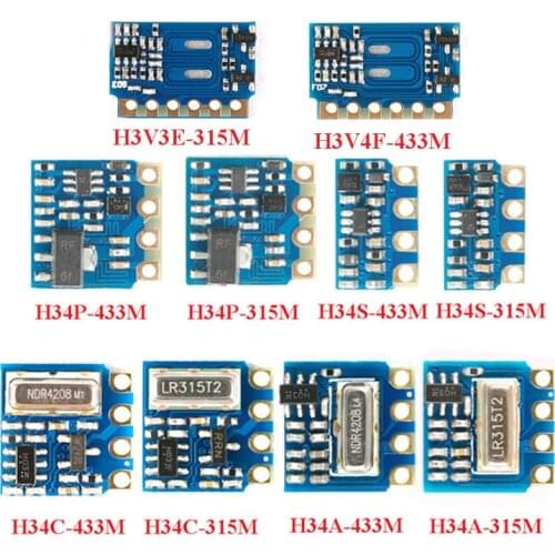 315MHz 433MHz RF Transmitter Module Transmission Module Wireless Remote Control Long Distance Transmission H34P H34S H34C H34A