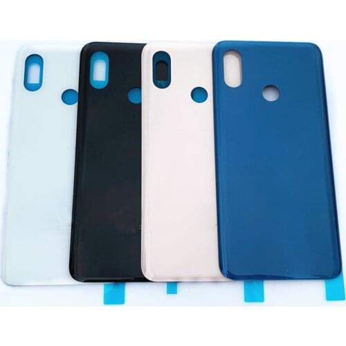 Original Xiaomi mi 8 mi8 Back Glass Battery Cover Rear Door Housing Case Cover mi 8 Panel Replacement For xiaomi mi 8 With Logo