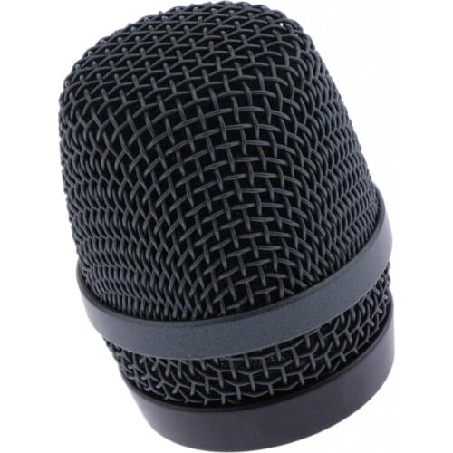 Grille Ball Head Black Steel Mic Mesh Cover for Most Brand Mic Accessory Microphone Replacement Grille Ball Head