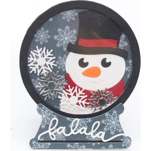 Snow Globe Shaker Metal Cutting Dies Stencils for DIY Scrapbooking Decorative Embossing Paper Card Making Craft