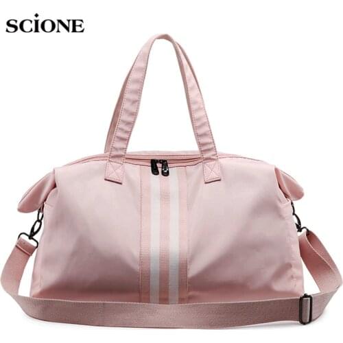 Gym Bag Women Travel Bags Training Fitness Dry Wet Bag Handbag Yoga Mat Men Shoulder Sac De Sport For bolso Canvas 2019 XA766WA