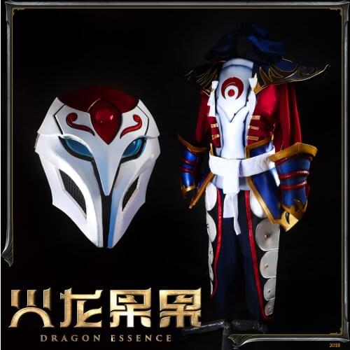 [Customized] Game LOL Blood Moon Twisted Fate New Skin Uniforms Full Set Cosplay Unisex Costume Halloween Free Shipping 2020 New