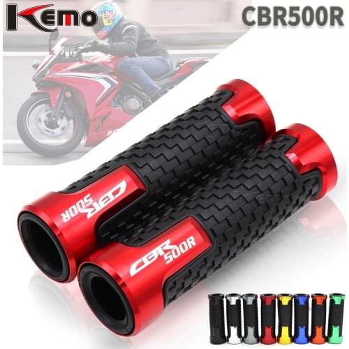 For HONDA CBR500R CBR 500R 7/8" 22mm Universal Motorcycle Accessories CNC Aluminum Handlebar Hand Grips Handle Bar End Grip