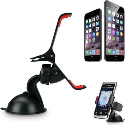 Universal Car Windshield Mount Stand Holder For iPhone 5S 6S / 6 Plus Phone GPS