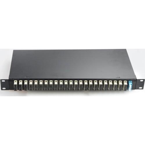Fiber optic terminal box 48 core without adapter pigtail 24 Ports Fiber optical Patch Panel OEM distribution frame Empty box