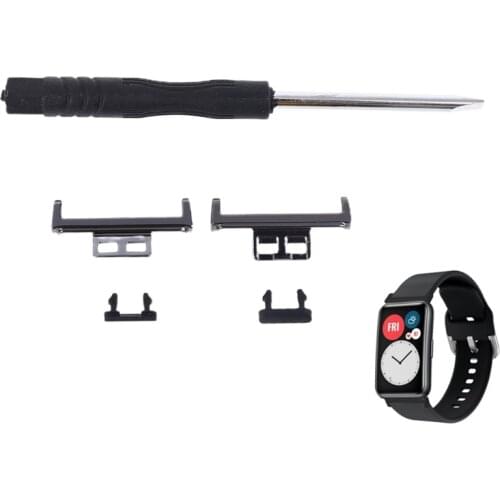1Pair Watch Strap Connector Watch Band Adapter for Huawei Watch Fit Smart Wristband Adapter Connection Accessories