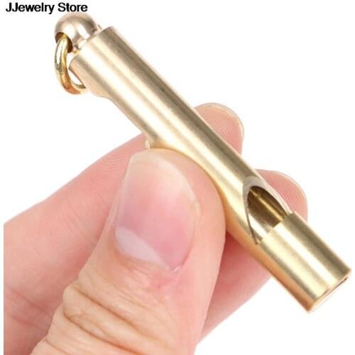 1Pc Brass Beer Bottle Opener Whistle Multifunction Keychain Pendant Outdoor Survival Whistle Keychain