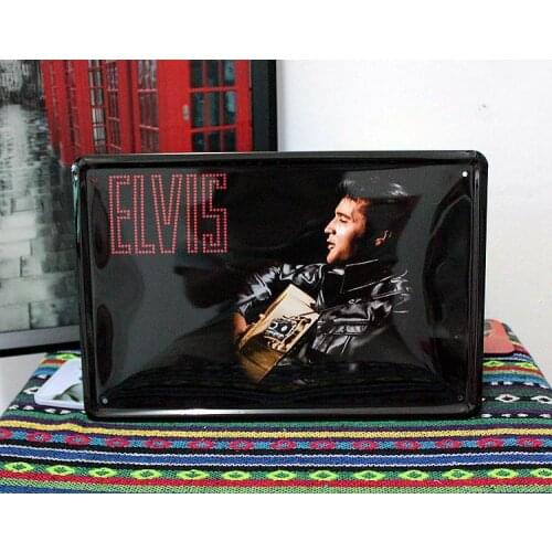 50pcs/lot Metal Sign shabby chic Metal SIGN ELVIS Arcade Shop Game Room Art Marquee Consol Metal Decor A-72