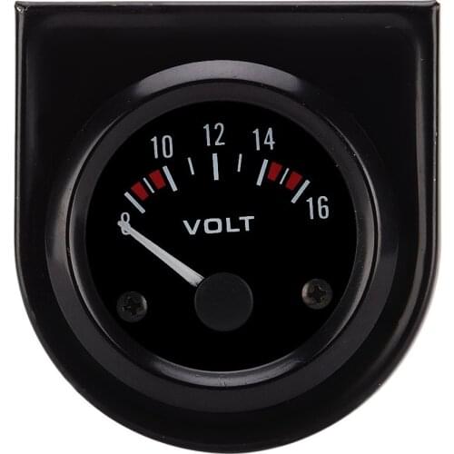 52mm Universal Car 8-16V Voltmeter Volt Gauge Meter 52mm Auto Car Volts