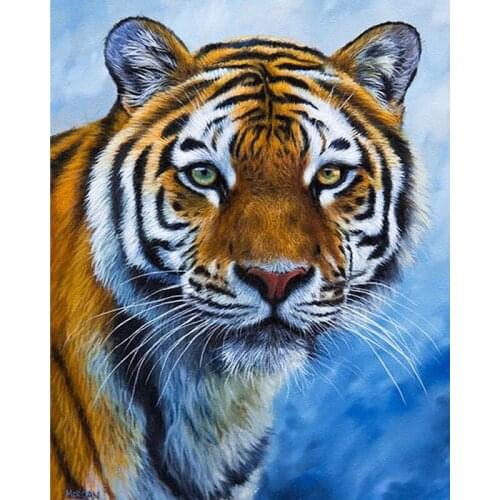 5D Diy Diamond Painting Cross Stitch Kits Full Square Diamond Animal Mosaic Pattern Gift Diamond Embroidery