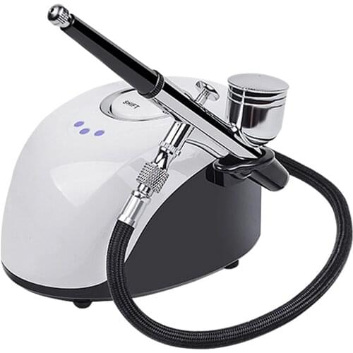 7CC Airbrush High Pressure Water Oxygen Filling Meter Anti Aging Moisturizing Facial Sprayer Nail Art Make Up Paint Spray Gun