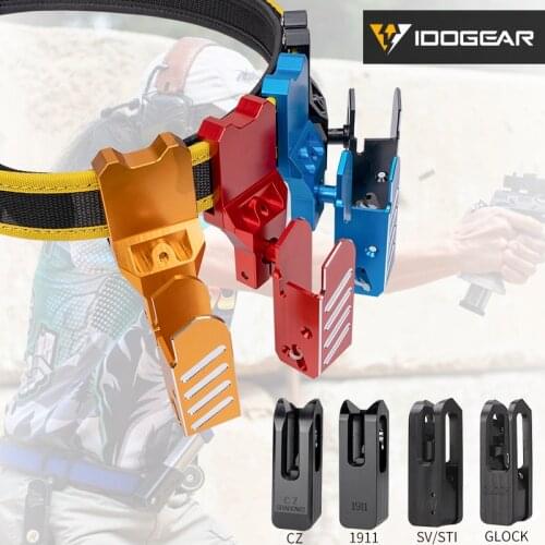 IDOGEAR IPSC Aluminum Race Master Holster AA Competition Scope Mounts Insert Block Right Hand Shooting