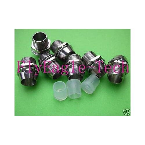 50X 3MM Copper Chrome Plated LED Bezels Holders CASE