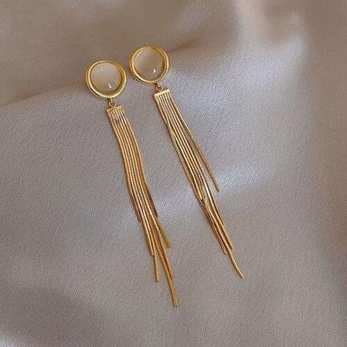 Long tassel earrings long temperament earrings 2020 new trend earrings exquisite Fashion Simple Women elegant Jewelry Earrring
