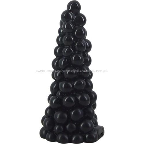 Giant Veined Realistic Grape Shape Dildo Anal Butt Plug Large Animal Vaginal Penis Sex Toy Gift Collection For Women