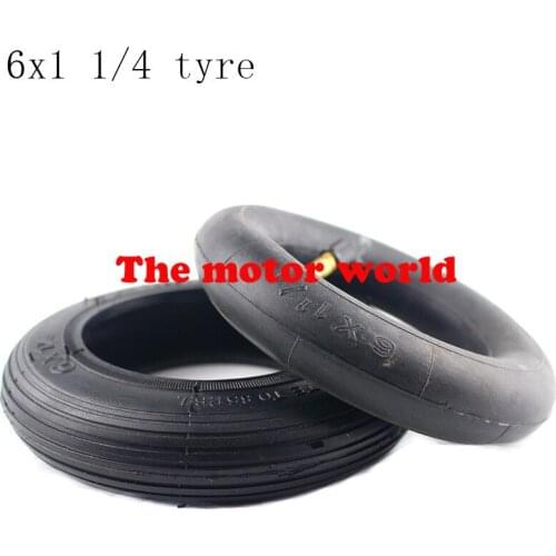 Good Quality 6 Inch Pneumatic 6x1 1/4 Tyre Scooter Inflation Wheel Tyre Inner Tube for Electric Scooter E-Bike A-Folding Bike
