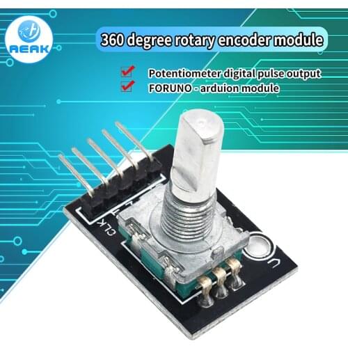 360 Degrees Rotary Encoder Module Brick Sensor Switch Development KY-040 for arduino