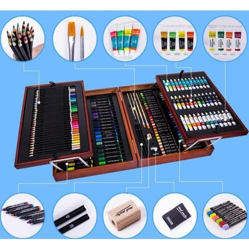 Pro Children Students Full Range of Drawing Kit Sketching Painting Tools Kit