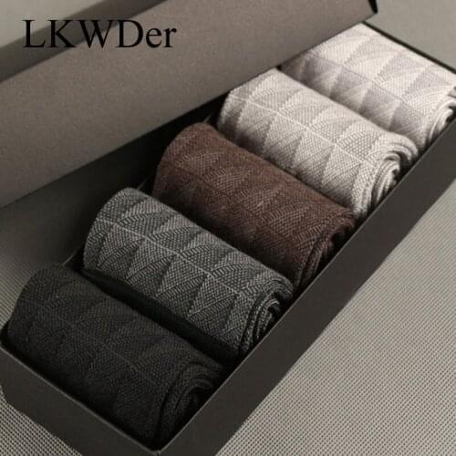 Men socks Bamboo Fiber winter Socks High Quality Casual Breathable Calcetine Sock Men Long cotton Sock Calcetines Hombre 5pairs