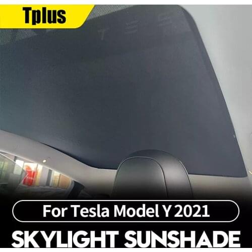 Model Y New Car Glass Sunroof Sunshade Rear Sunshade For Tesla Model Y Accessories Sunroof Sun Protection Protector