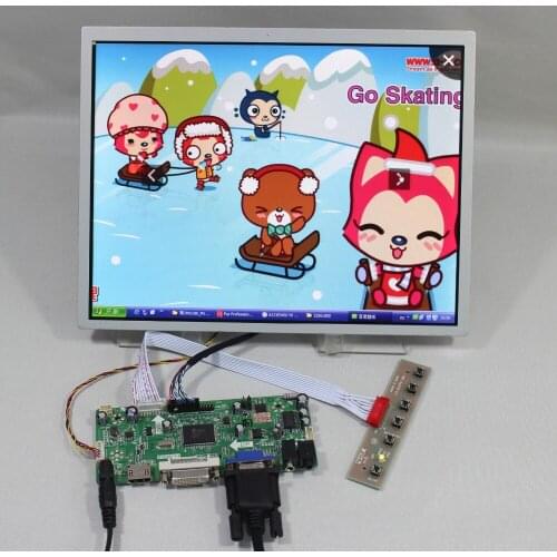 HD MI+VGA+DVI+Audio Controller board+12.1inch LQ121S1LG73 800*600 Lcd screen