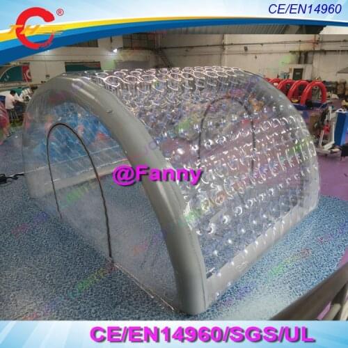 Outdoor transparent giant inflatable pool bubble dome air clear inflatable pool cover ceiling,inflatable dome pool cover