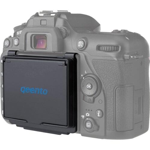Qeento LCD Screen Protector Pop-up sun Shade lcd Hood Shield Cover for nikon D7500 Digital CAMERA
