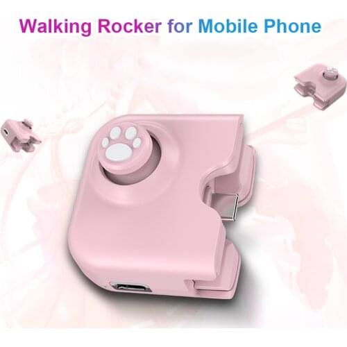 Pink Mobile Game Controller For Android with USB C Port Phone Smartphone Tablet Gamepad Power Pass Through Charging