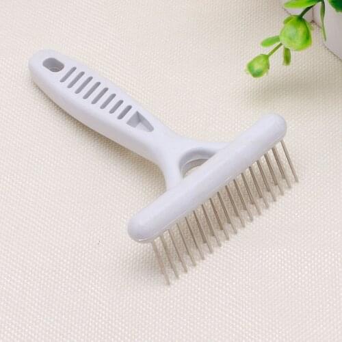 Pet Cat Dog Thick Long Short Hair Fur Shedding Remove Grooming Rake Comb Brush
