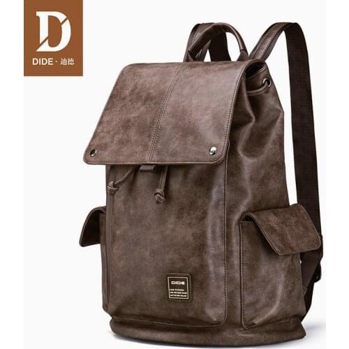 DIDE Anti theft School Backpack Bags For Men USB Backpack Cover Waterproof BookBag Mochila Male Bagpack 15 Inch Laptop Bag