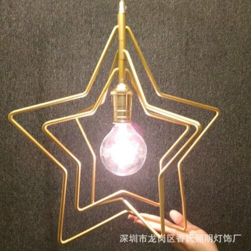 Vintage crystal country lamp shades copper christmas balls led light hanglampen lamparas de techo nordic decoration home