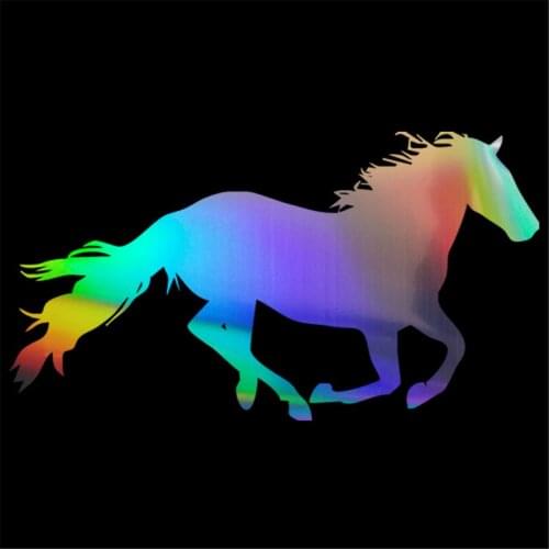 Running Horse Gallop Fun Vinyl Decal Car Window Door Bumper Wall Truck Sticker