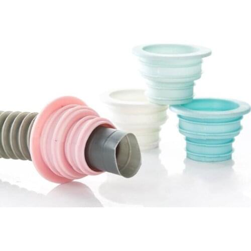 1pcs Sewer Pipe Pest Control Anti-odor Silicone Gel Seal Ring Pool Floor Drain Sealing Plug