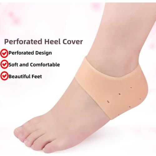2pcs/4pcs Silicone Gel Heel Cover Pedicure Cracked Foot Care Tools Protector Pads Plantar Fasciitis Orthopedic