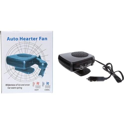 2 In 1 Car Portable Ceramic Heating Cooling Heater Fan Defroster Demister DC 12V