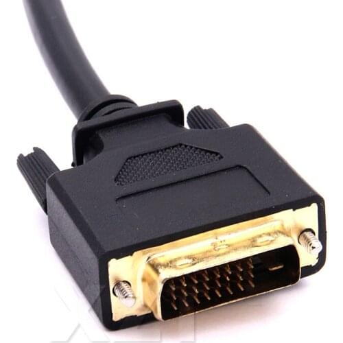 2017 New Arrival DVI Male to 2 DVI-I Female Video Splitter Cable Adapter For Projector PC laptop