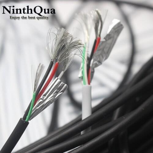 5meter 3A large current OD 3.3MM with Shield usb data wire cable for DIY Phone camera power charging wire cable