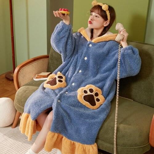 Женские плюшевые халаты Funishi China At AliExpress