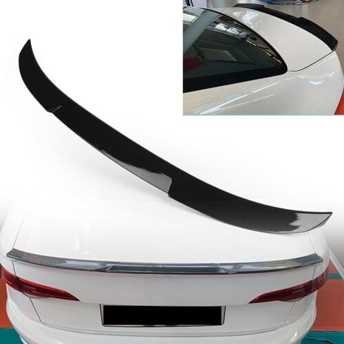 Gloss Black Car Tail Trunk Wing Rear Spoiler For Volkswagen Sagitar Jetta 2019 ABS Auto Exterior Moulding