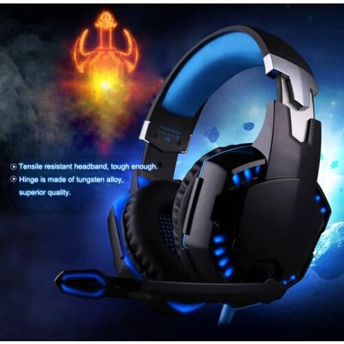 Stereo Bass Gaming Headset Headphones with Mic for PC Computer Game Machine PUO88