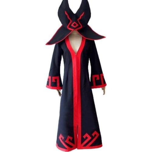 LULU Cosplay Costume from LOL Custom COS Outfit Custom Made black costume with hat
