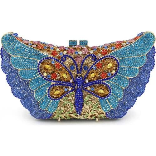 XIYUAN red Evening Bag Fashion Diamonds Women Clutch Bags Banquet Party Chain Handbag High Quality Female Shoulder Bags party