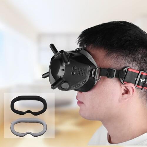 Eye Pad With Adjustable Head Strap Band For DJI FPV Combo Goggles V2.0 Faceplate Head Strap Face Plate Replacement Kit Accessory