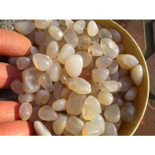 1kg natural white agate quartz crystal freeform body