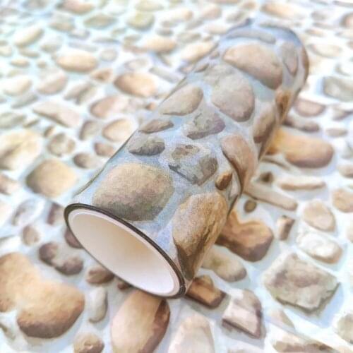 Wallpaper Washi Tape for Home Decorate Wallsticker with strawberry Trees Pebble Cobblestone Arcyle Wallcovering