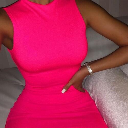 OMSJ Pink Summer Dresses
