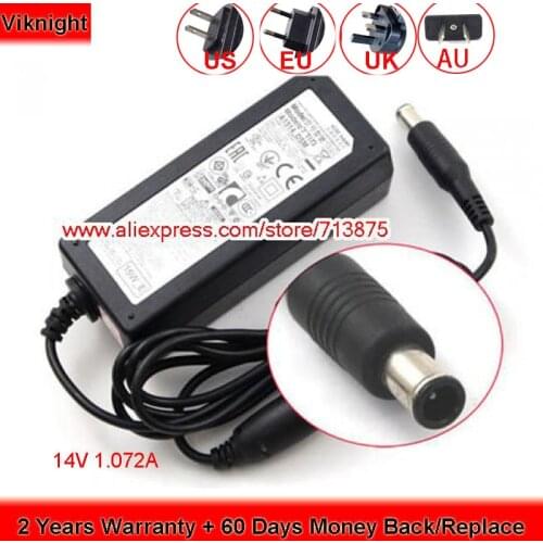 Genuine 14V 1.072A 15W AC Adapter A1514_DSM A1514-DSM for Samsung A1514-EPN S19D300NY S19C150N S19C150B S19C150F LCD MONITOR