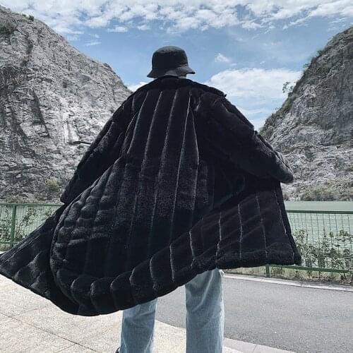 Winter Mens Thick Warm Long Parka Coat Turn-down Collar Loose Outwear Size M-XXXL K2