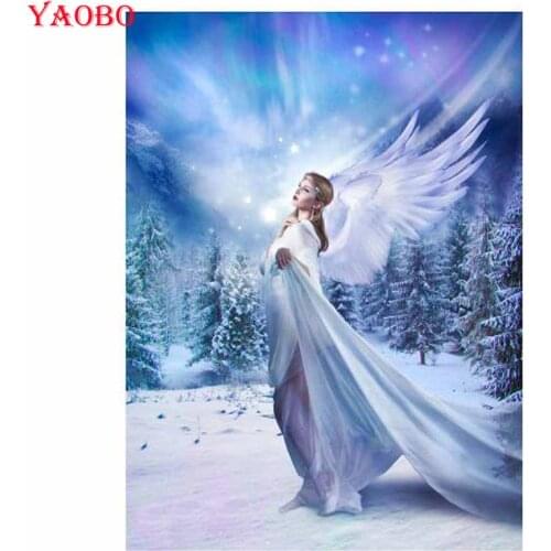 Full Square/Round diamond Embroidery 5D DIY Diamond Painting "Cartoon snow angels/fairy/elf"Cross Stitch girl holiday Gift